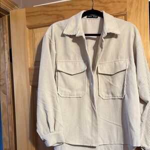 Cream Corduroy Jacket